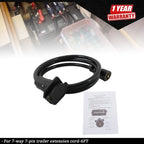 7 Pin Trailer Extension for 7 Way Trailer Plug (6 Feet)