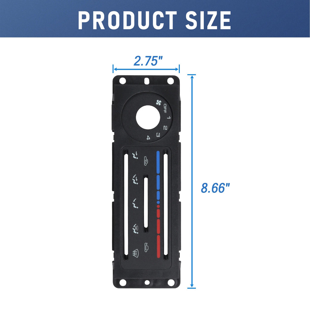 AC Heater Control Panel Plate for Mazda Miata (1990-1997)