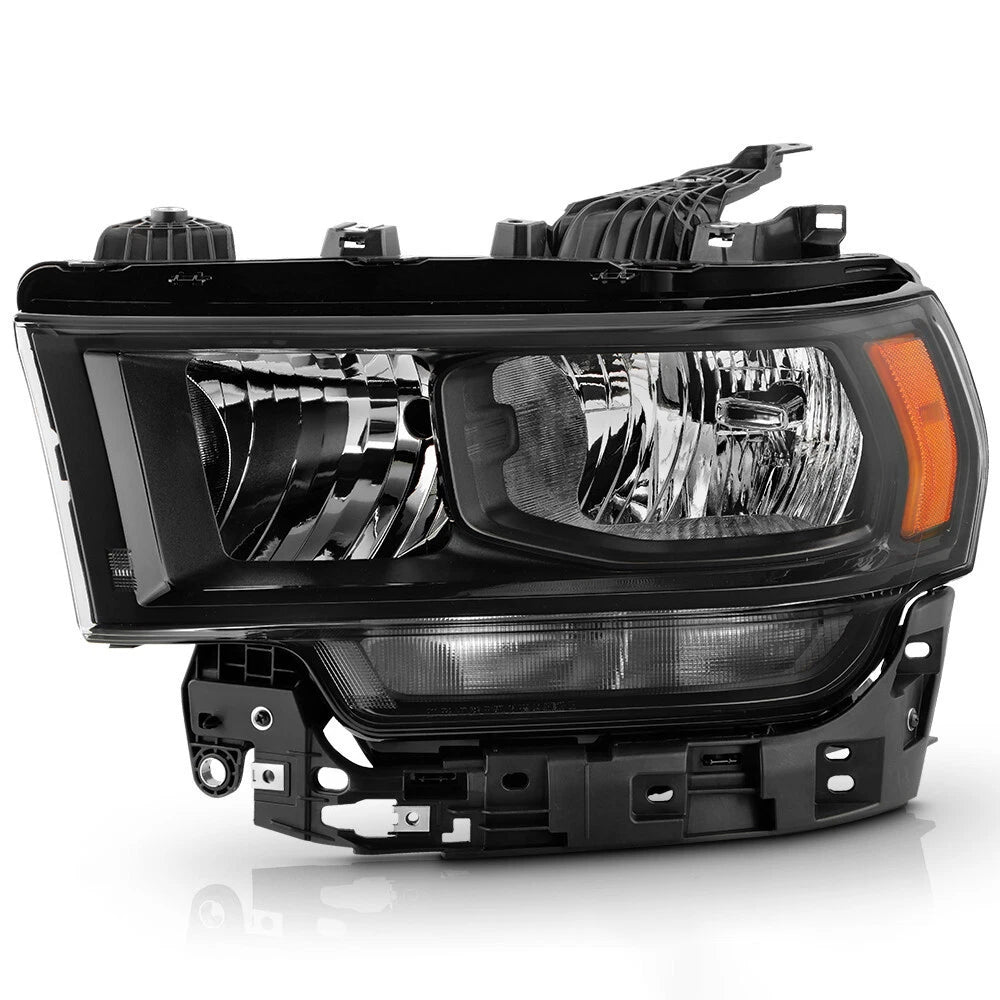 Halogen Headlight for Ram 2500 3500 (2019–2024) Left Side Black