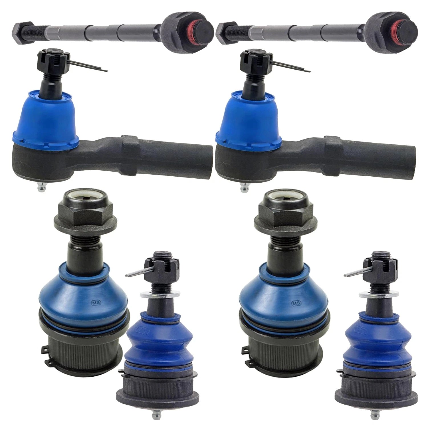 8PC Tie Rod Ends & Ball Joint Kit for Ram 2500 3500 (2010–2023)