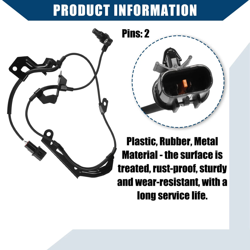 ABS Wheel Speed Sensor for Mitsubishi L200 (2012–2015) Front Left No.4670A595