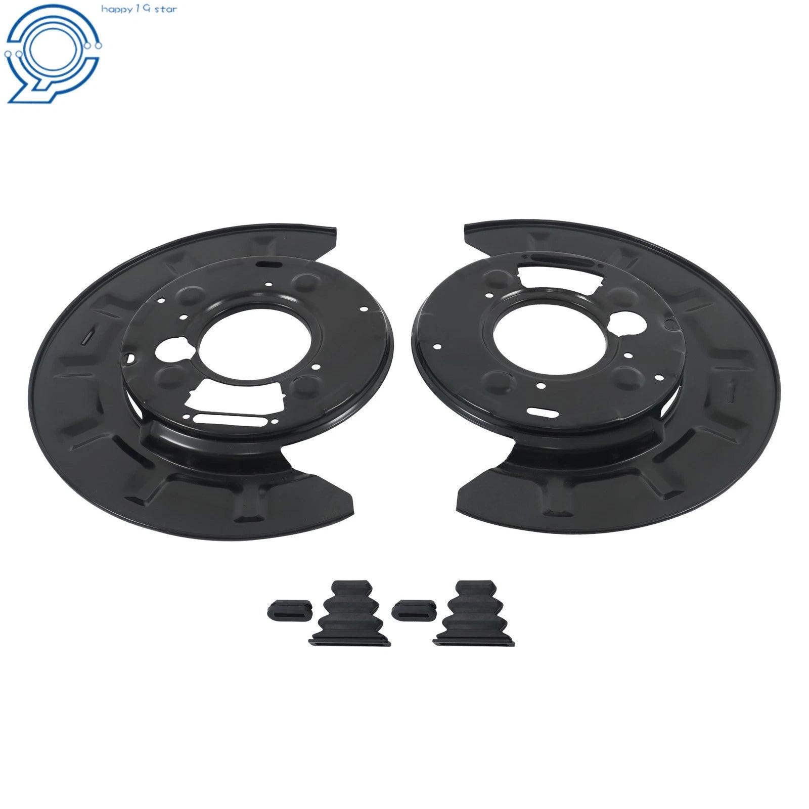 2X Rear Side Brake Dust Shield for Chevy Silverado 2500 HD GMC Sierra 3500 HD