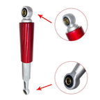Set of 2 Red & Chrome Shocks for S65 CL/CT70 XL75 CL/CT/CM/S90 CM91 CT110 (345mm)