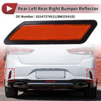 1 Pc Driver Side Bumper Reflector No. 63147274521 for BMW 320i (2013–2015)