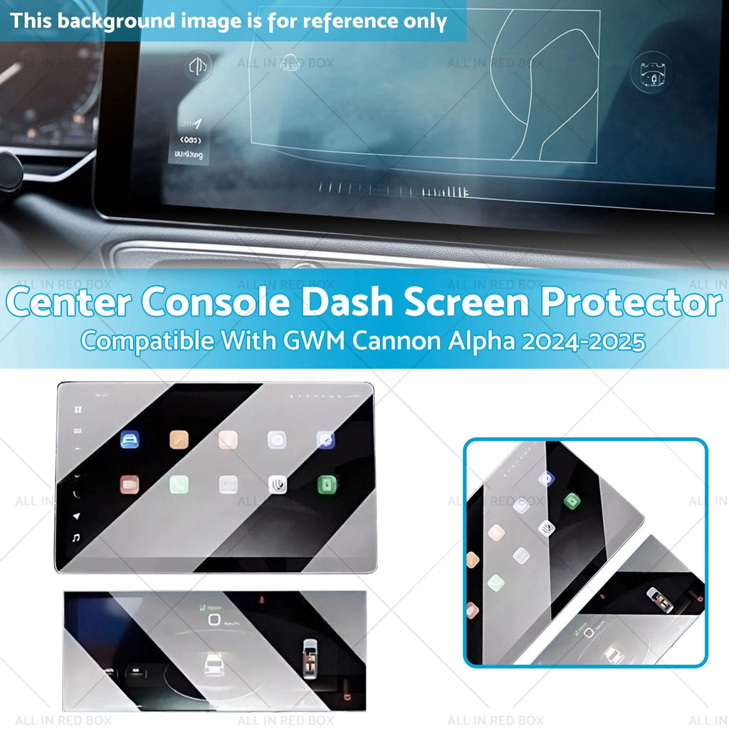 Center Console Dash Screen Protector for GWM Cannon Alpha (2024–2025)