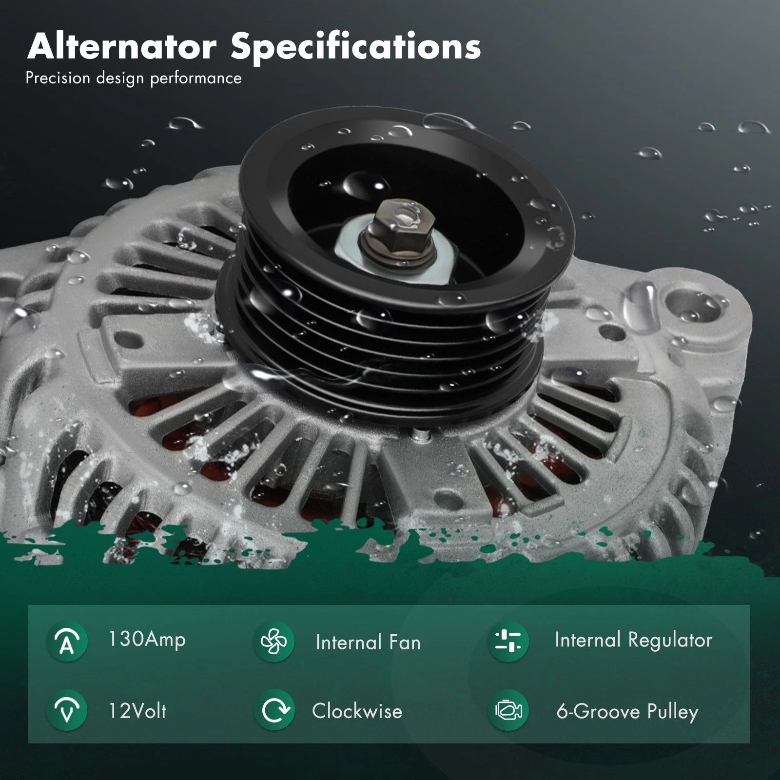 Alternator for Kia Hyundai 3.3L 3.8L V6 (2006–2012)