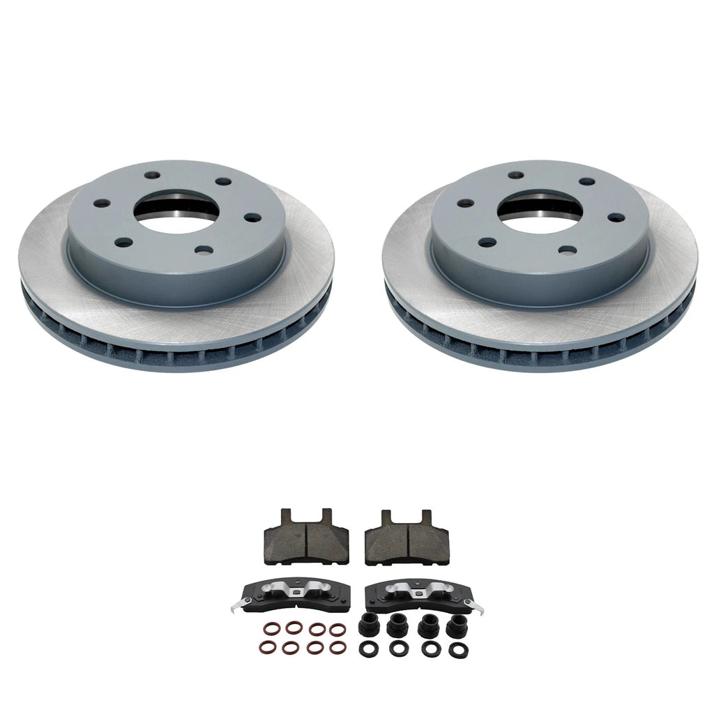 DuraGo Front Rotors & Bosch QuietCast Ceramic Pads Kit for K2500 Yukon (1999–2007)