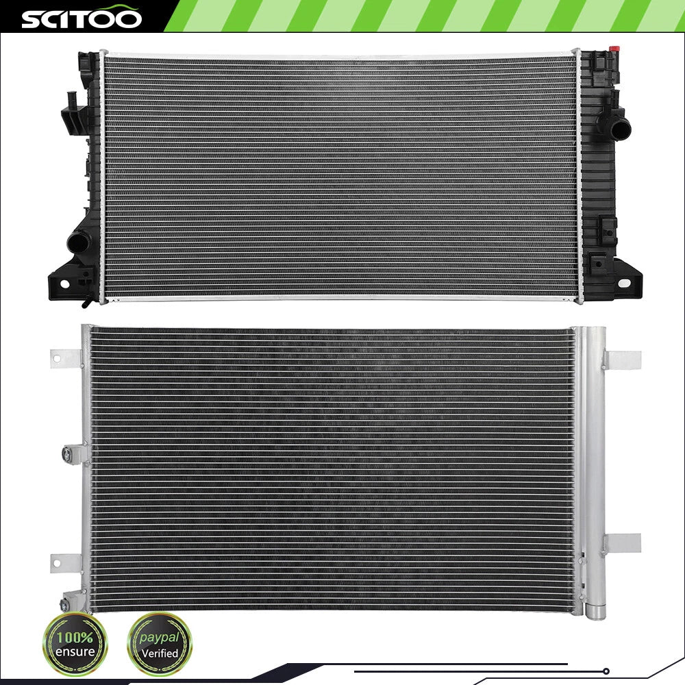 Radiator and A/C Condenser Kit for Ford F-150 (2015–2020), Expedition (2018–2020)