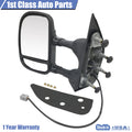 Left Towing Power Mirror for Ford E350 E-450 (2009–2016)