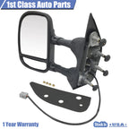 Left Towing Power Mirror for Ford E350 E-450 (2009–2016)