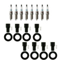 Set of 8 Iridium Spark Plugs & Ignition Coil Boots for Lexus IS F LS460 LS600h