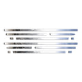 Diamond Grade 12pc 1 1/2" Side Molding for 2015-2024 Ford F-150 SuperCab 8' Bed