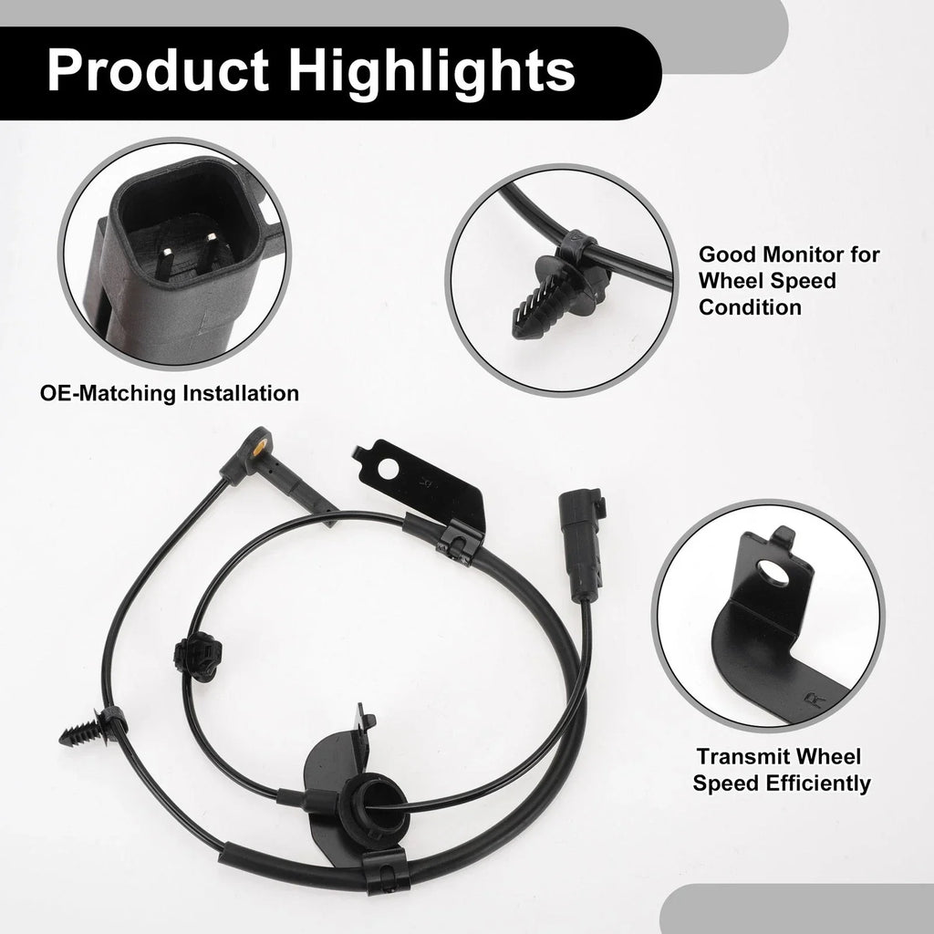 ABS Wheel Speed Sensor for Dodge Avenger 2008-2014 Front Left & Right