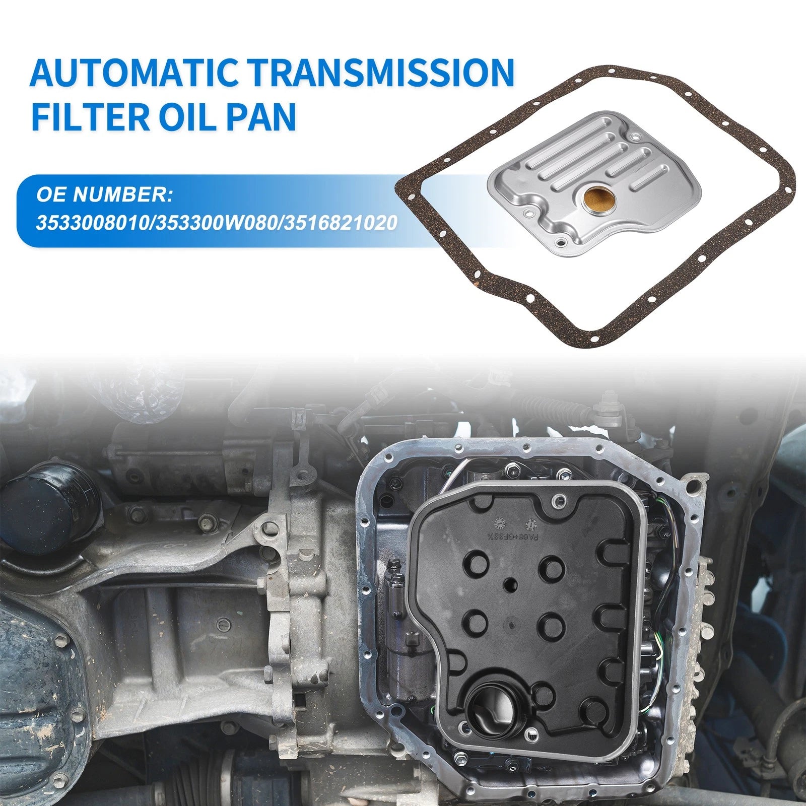 Transmission Filter Oil Pan Gasket Kit for Toyota Camry (No. 3533008010)