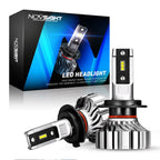 2X H7 8000LM 50W LED Headlight Bulbs Kit for Car (6500K)