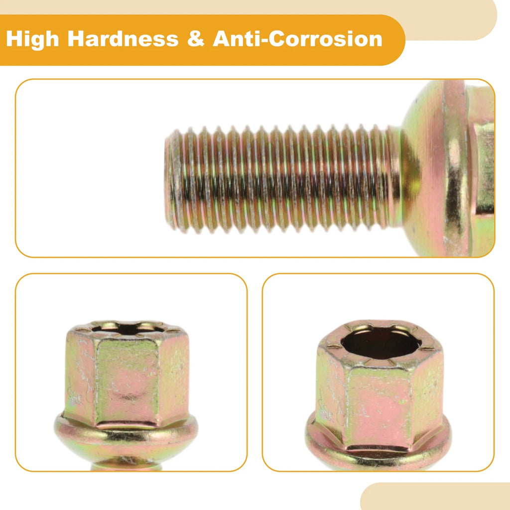 Set of 4 M12x1.5 Wheel Lug Studs for Audi 4000 (1982–1987)