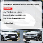 Sequential LED Turn Signal Side Mirror Lamp for Audi Q4 e-tron (2021–2024)