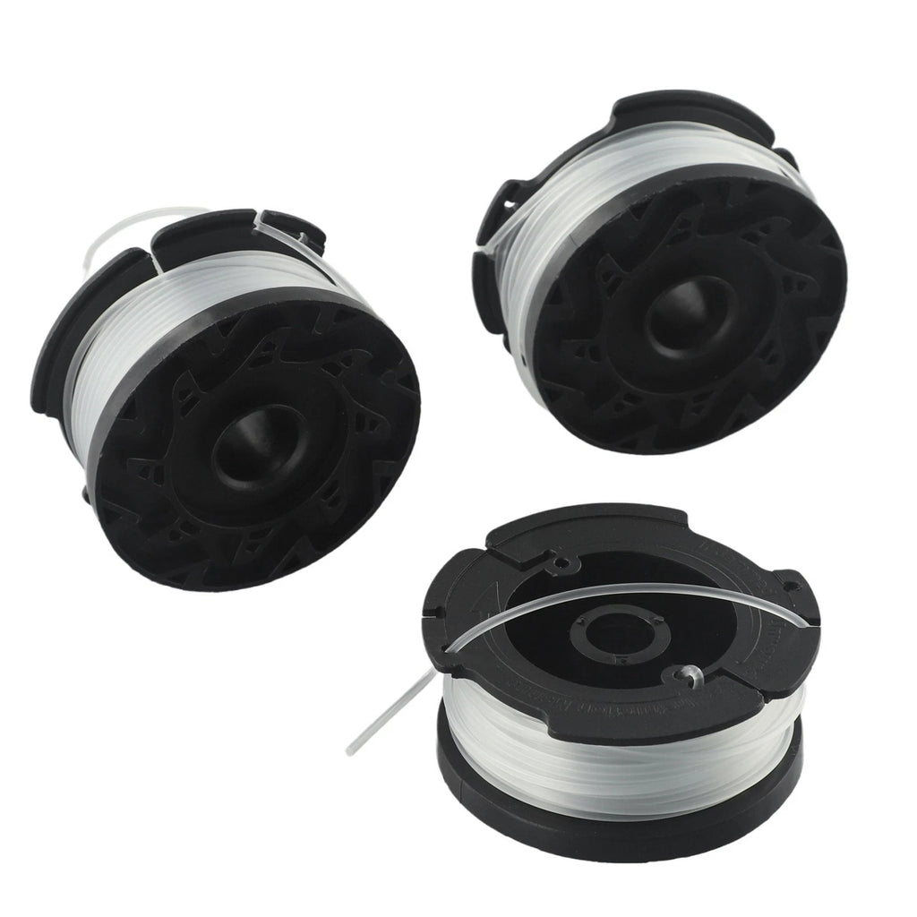 Set of 3 Spool & Line for Black & Decker ST7701 STC1820 A6481 Trimmer