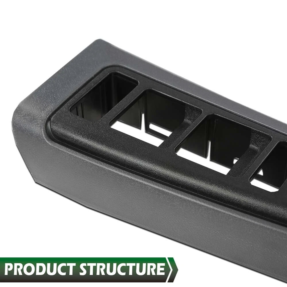 Window Switch Bezel for Chevy Silverado GMC Sierra (2003–2007) Gray