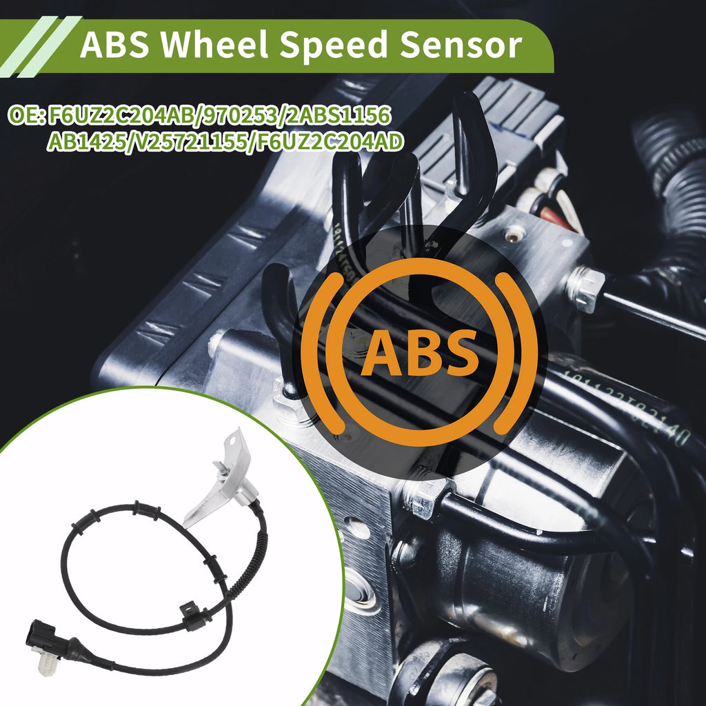 ABS Wheel Speed Sensor for Ford E250 (1997–2002) No.F6UZ2C204AB/970253/2ABS1156