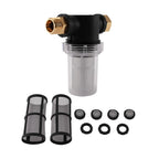 Brass Hose Inline Filter for Pressure Washer 3/4" Thread (Stainless Steel)
