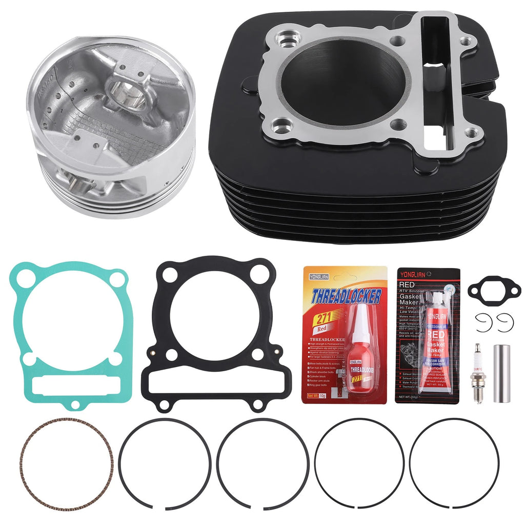 Top End Kit Cylinder Piston Gasket for Yamaha Warrior 350 (1987–2004)