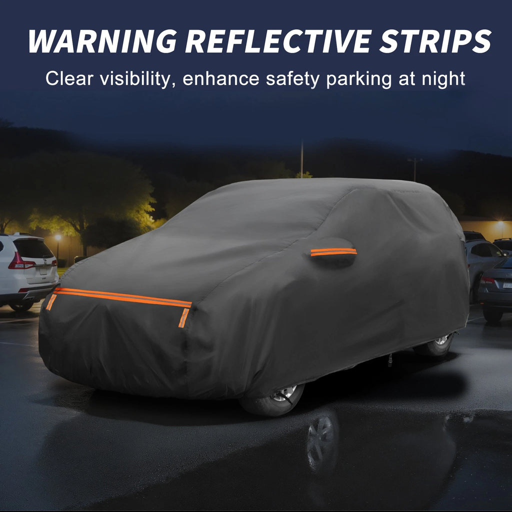 Waterproof Car Cover for Nissan Leaf (2011–2023) - Aluminum Film, Zipper