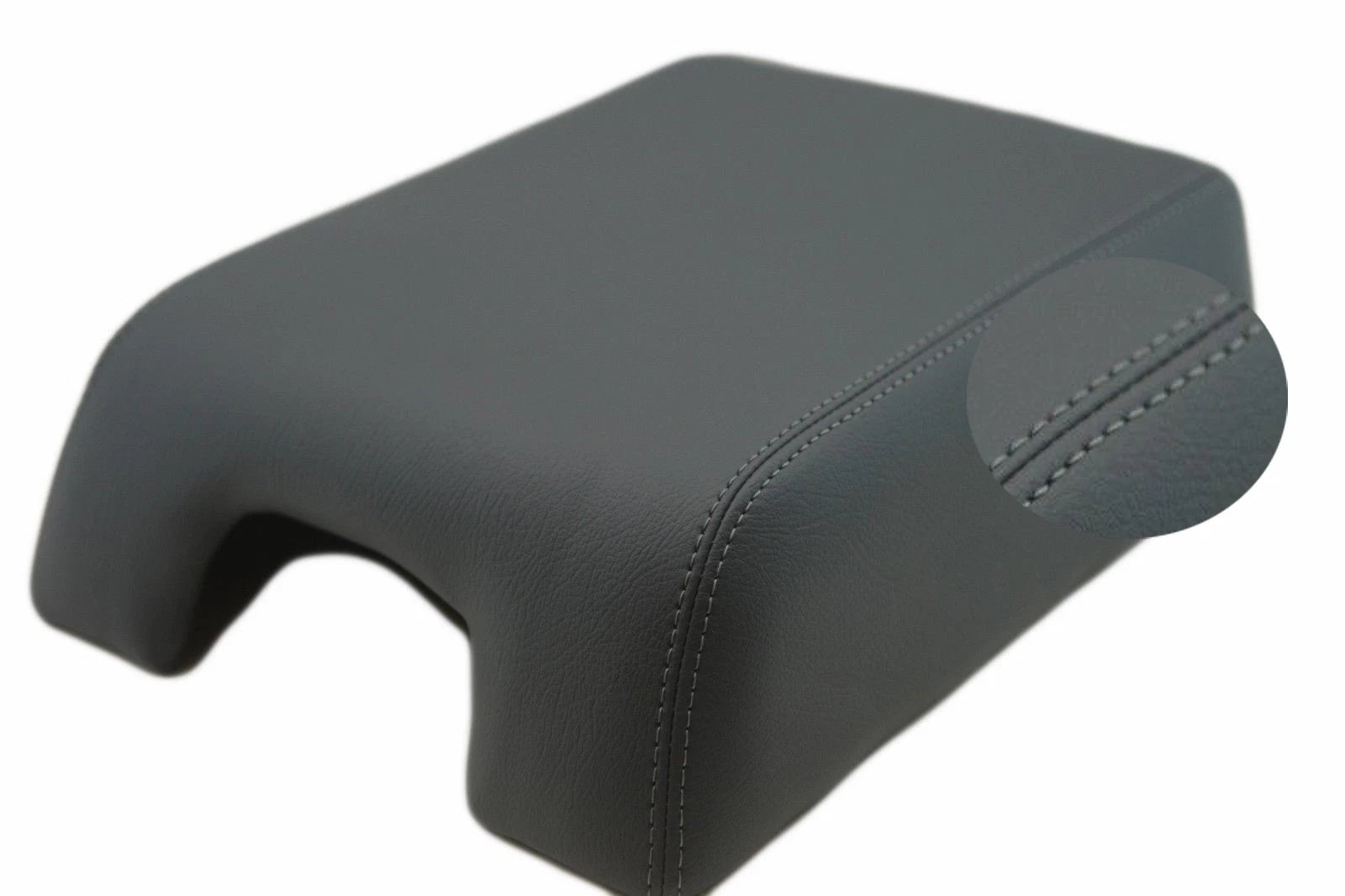 Center Console Armrest Cover for Ford F150 Lariat (2004–2008) Gray Leather