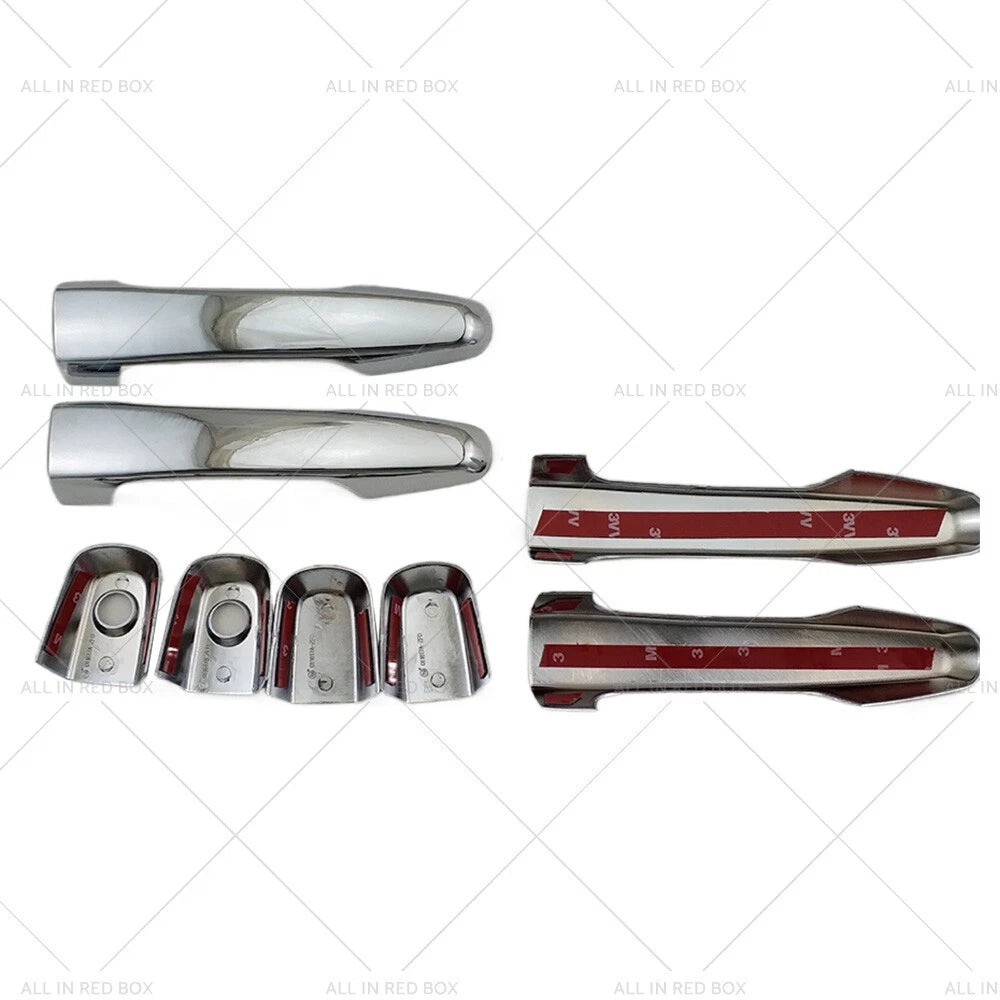Set of 4 Chrome Door Handle Covers for Mitsubishi Triton MN ML (2006–2014)