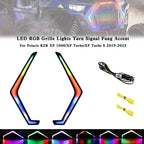 LED RGB Grille Light Turn Signal Accent for Polaris RZR XP 1000 Turbo (2019–2022)