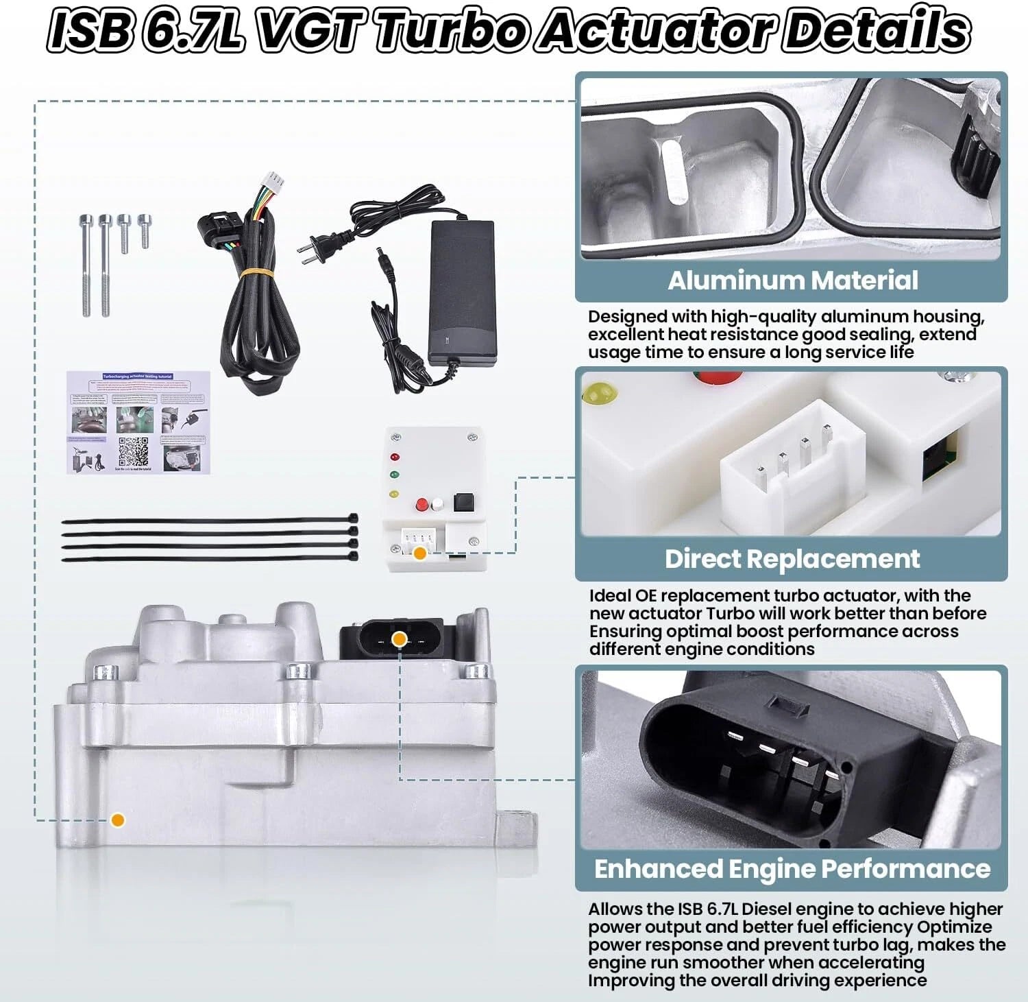 HE300VG Turbo Actuator 68445522AA for Ram 2500 3500 (2013–2018)
