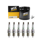 Wix Engine Oil Filter & NGK 6 V-Power Spark Plugs for SC300 Supra (1992–2000)