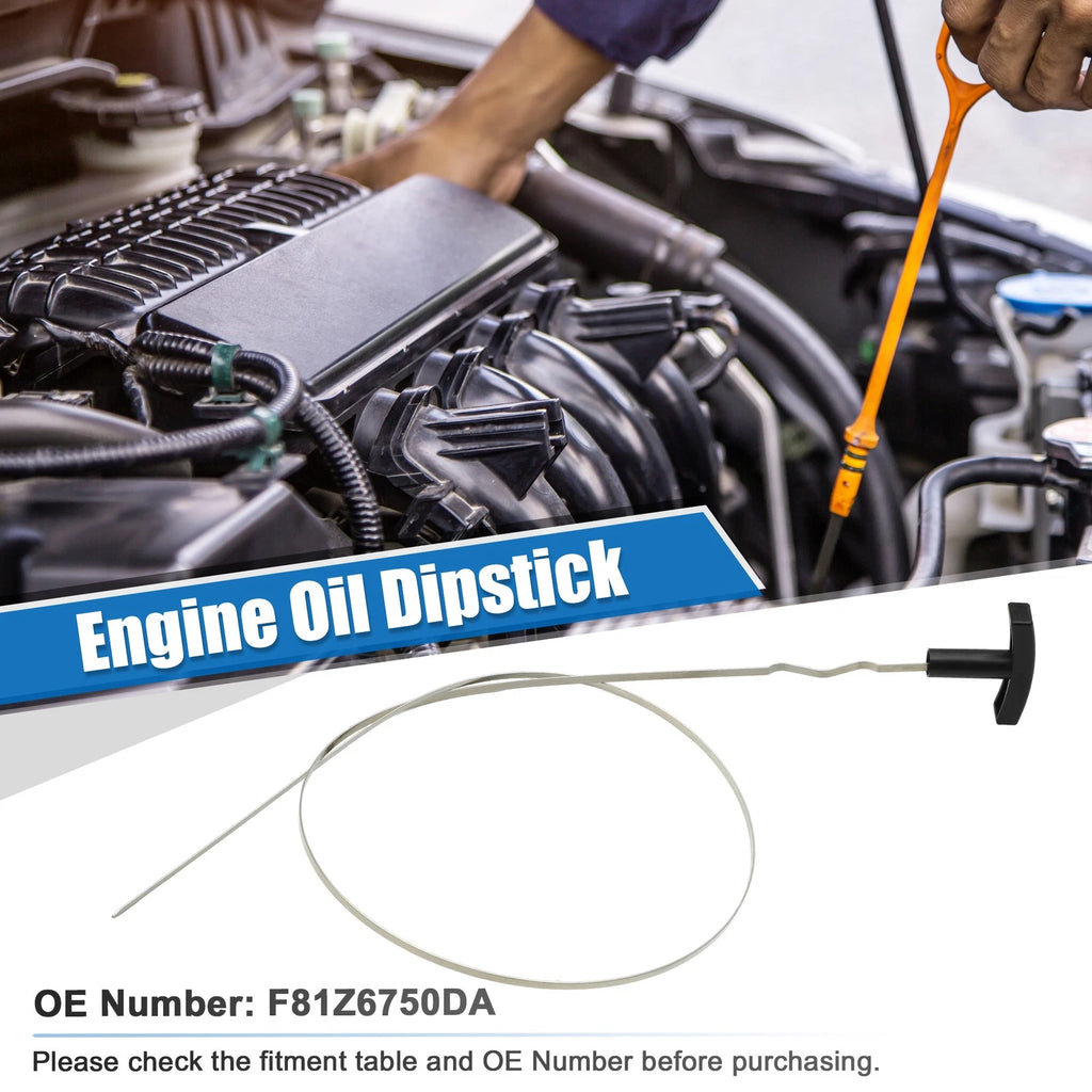 Engine Oil Fluid Level Dipstick for Ford E-350 Club Wagon (1990–1999) No.F81Z6750DA