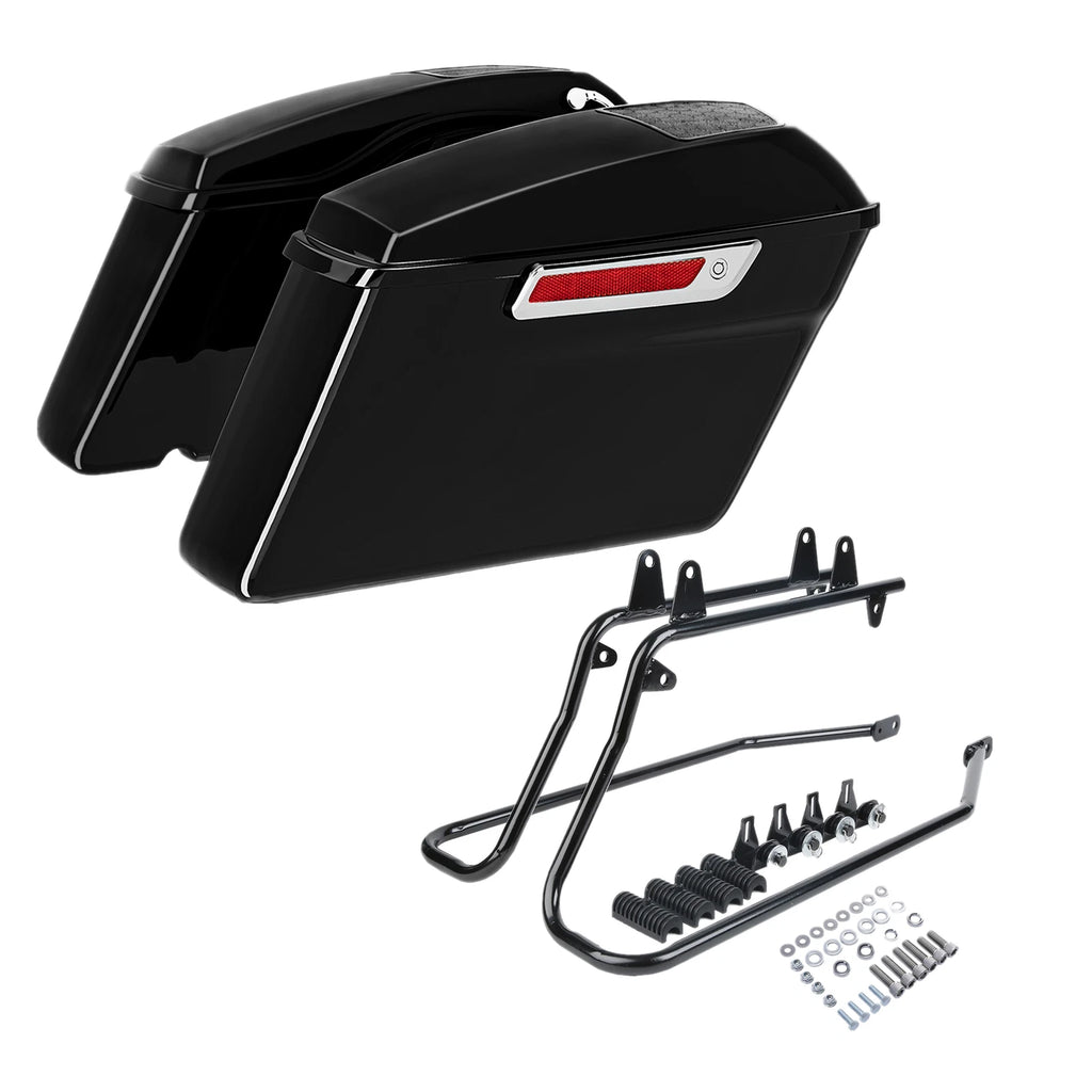 Saddlebag Speaker Lid Conversion Bracket for Harley Softail (1984–2017)