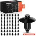 50x 8mm Nylon Front Bumper Push-Type Retainer Clips for Nissan 