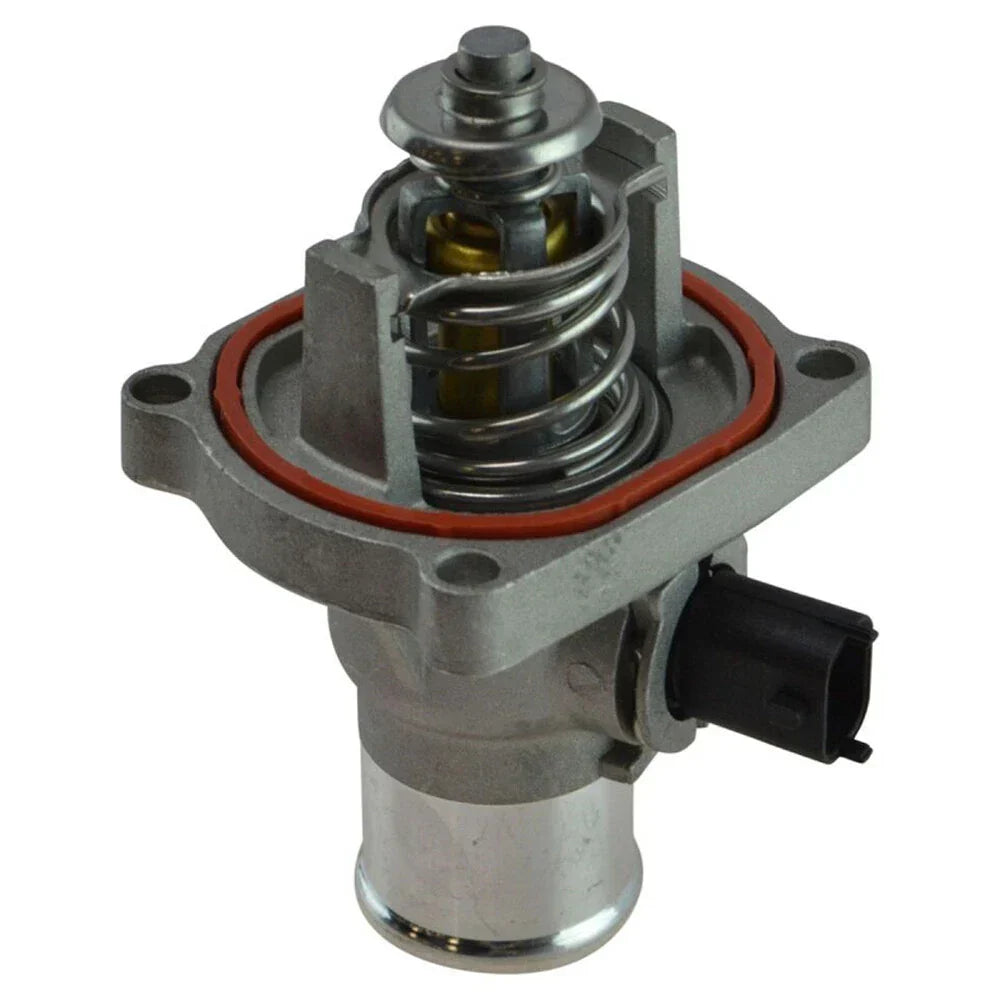 Engine Coolant Thermostat Assembly + Housing for Chevrolet Aveo, Cruze (2004-2019)
