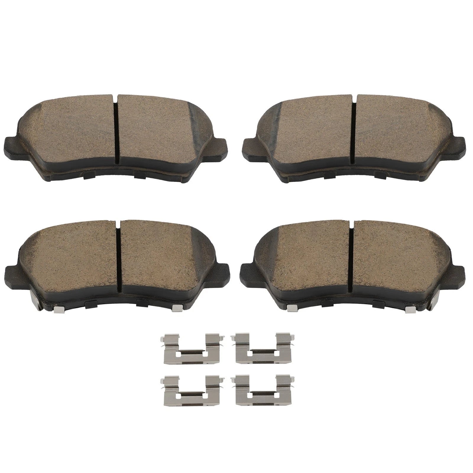 4X Front Brake Ceramic Pads for Hyundai Elantra GT (2016–2017) D1971-9197