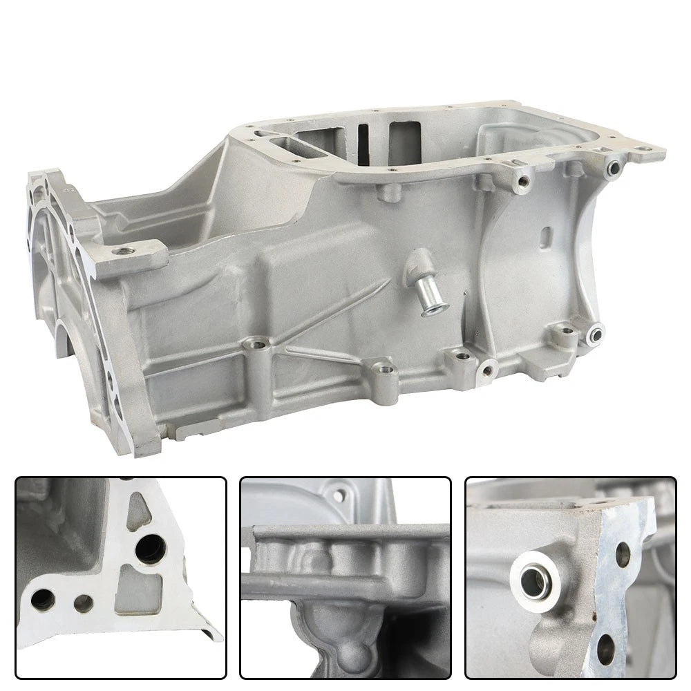 Upper Engine Oil Pan for Toyota Corolla (2009–2019) Steel Silver
