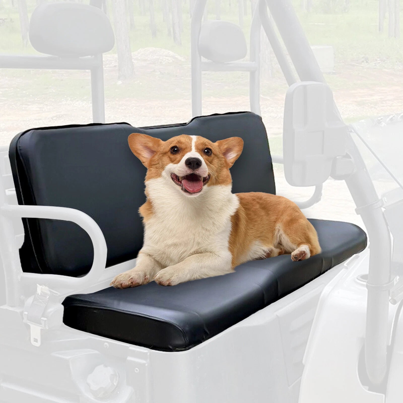 Black UTV Seat Covers for Polaris Ranger 500/700/800 (2002–2008)