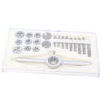 30-Piece Mini Tap & Die Wrench Set M1 M1.1 M1.2 M1.4 M1.6 M1.8 M2 M2.2 M2.5
