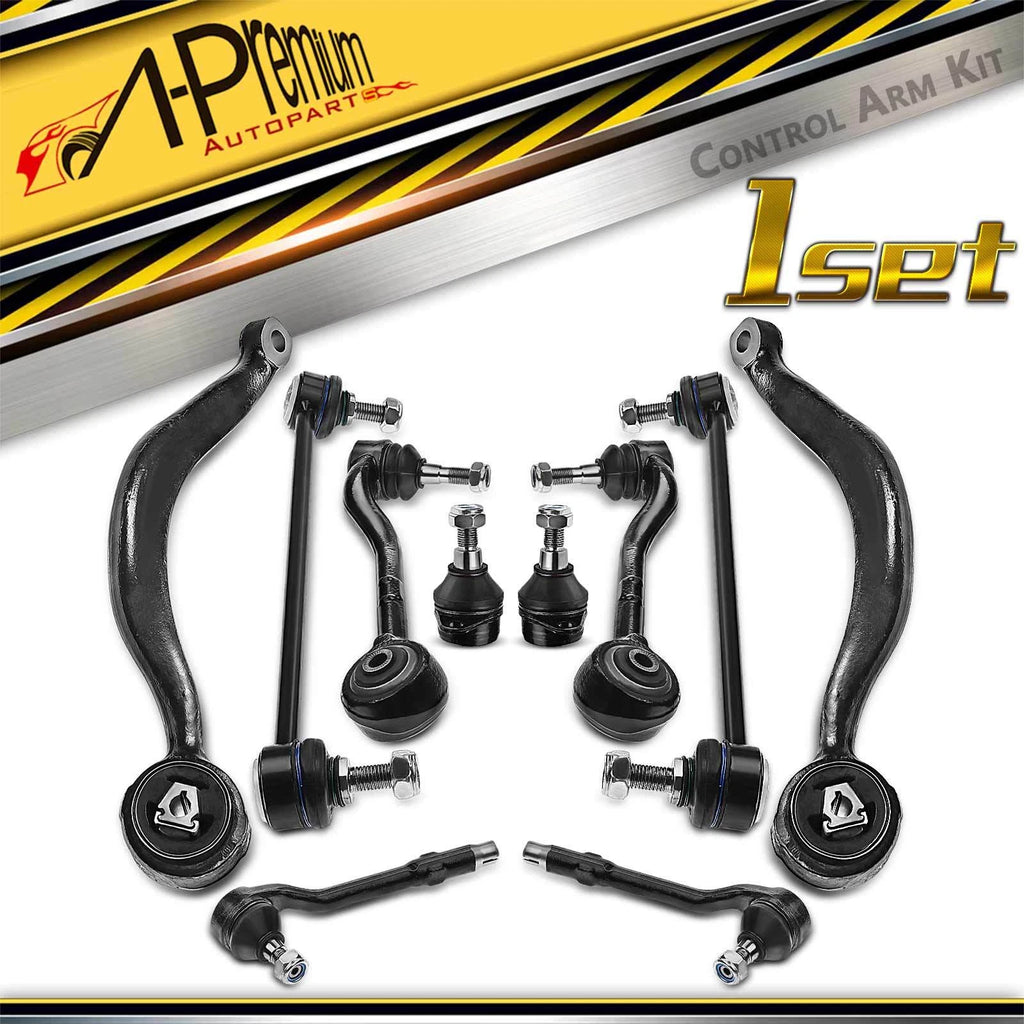 10x Front Control Arm Ball Joint Tie Rod for BMW X5 (2000–2003)