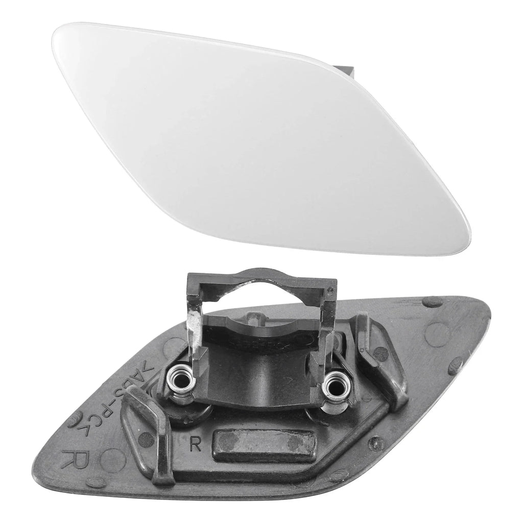 Front Right Bumper Headlight Washer Nozzle Cover Cap for BMW 328i White