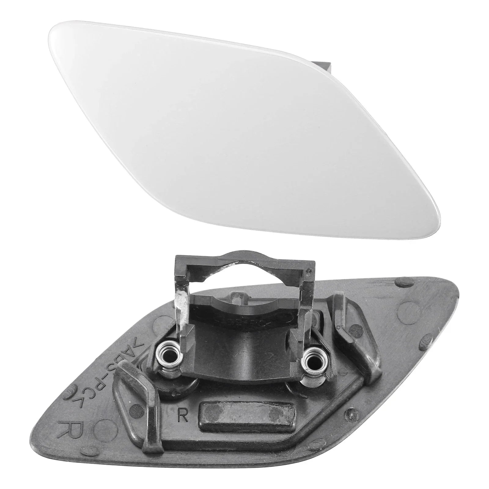 Front Right Bumper Headlight Washer Nozzle Cover Cap for BMW 328i White