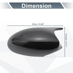Rearview Mirror Cover Cap Black Carbon Fiber for BMW E87 E81 E82 E88 E92