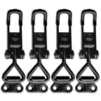 GH4001 Black Steel Hasp Catch Clip for Easy Installation