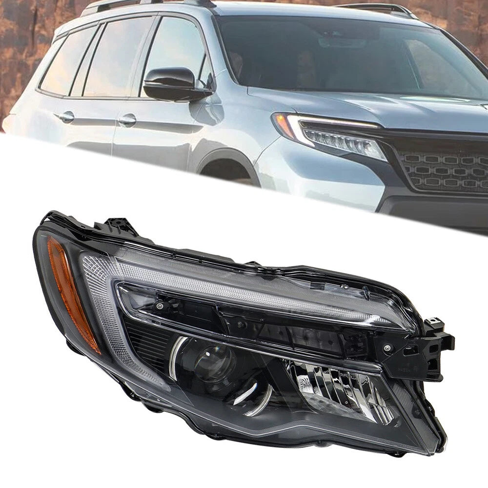 RH Headlight for Honda Pilot (2016–2021), Passport (2019–2021), Ridgeline (2017–2020)
