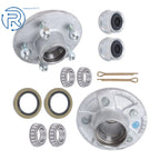 Set of 2 Galvanized Trailer Hub Kit for 3500 lbs Trailer (Year Range)