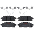 Set of 4 Disc Brake Pads for Nissan Quest (2011–2017)