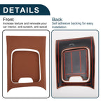 Set of 1 Center Console Panel Sticker for Mercedes-Benz GLC Class X254 (2023–2024) Brown
