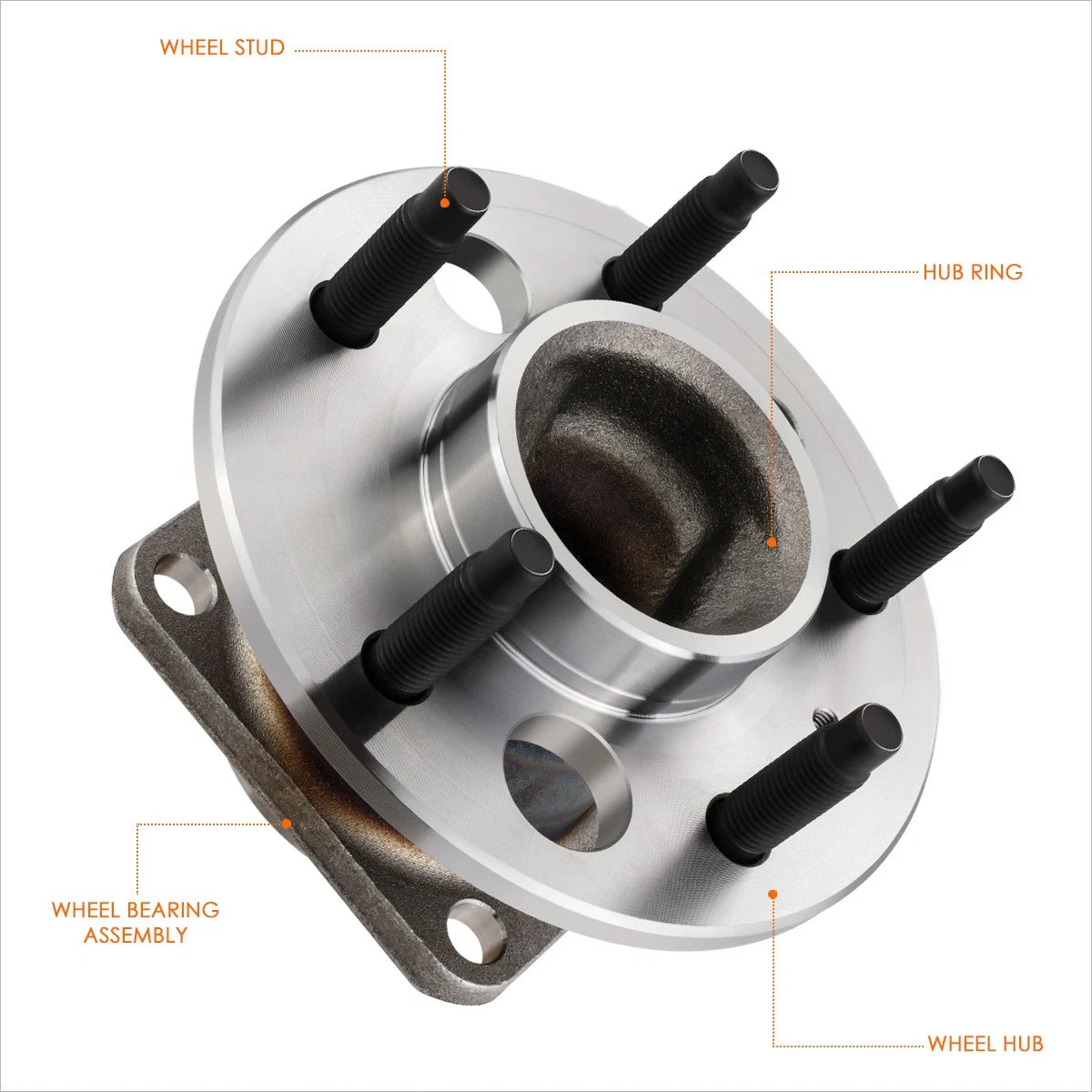 Rear Wheel Hub Bearing Assembly Kit for Impala/Century/Regal/Aztek (2000–2005)